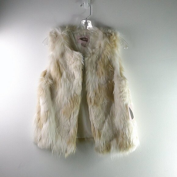 Forever 21 - Faux Fur Cream/Beige Vest - Small - Picture 1 of 6